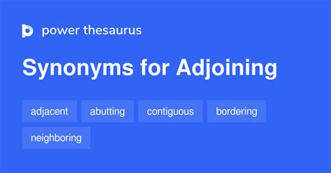 adjacent antonym|synonyms for adjoining.